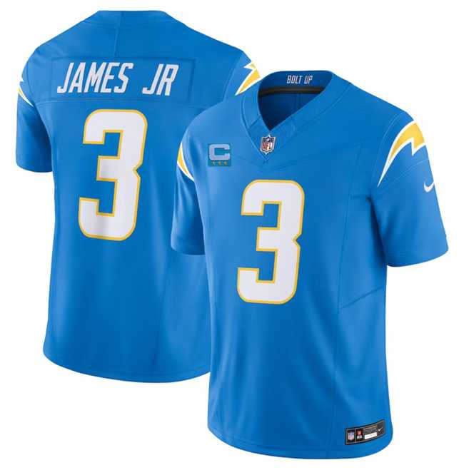 Men & Women & Youth Los Angeles Chargers #3 Derwin James Jr. Light Blue 2023 F.U.S.E. With 3-Star C Patch Vapor Untouchable Limited Football Stitched Jersey,We sell and wholesale Men & Women & Youth Los Angeles Chargers #3 Derwin James Jr. Light Blue 2023 F.U.S.E. With 3-Star C Patch Vapor Untouchable Limited Football Stitched Jersey on line form chian!